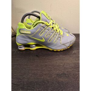 Nike Shox NZ Gray Lime Neon Green Women’s Running Shoes Size 7